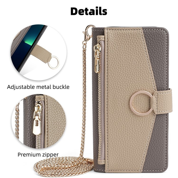 For Huawei nova 10 Crossbody Litchi Texture Leather Phone Case(Grey) - Huawei Cases by PMC TechLife | Online Shopping South Africa | PMC TechLife | Buy Now Pay Later Mobicred