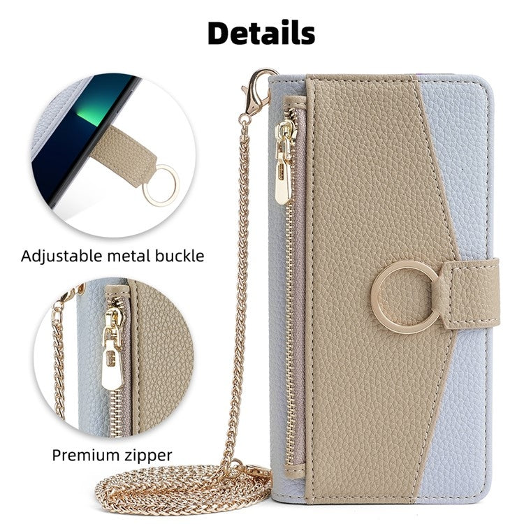 For OnePlus Ace 2 / 11R Crossbody Litchi Texture Leather Phone Case(Blue) - OnePlus Cases by PMC TechLife | Online Shopping South Africa | PMC TechLife | Buy Now Pay Later Mobicred