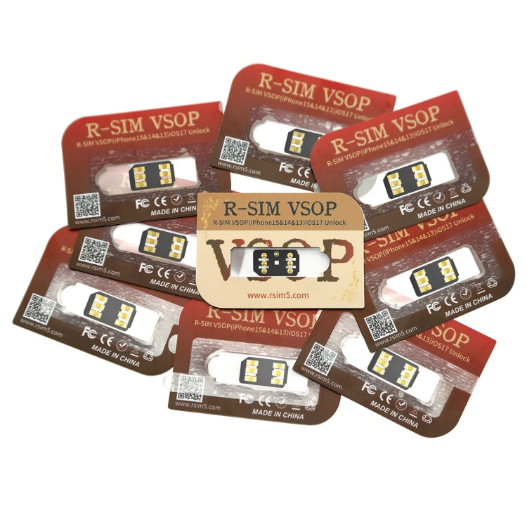 R-SIM VSOP Unlocking Card Sticker For iOS17 System Unlocking - Unlock SIM Card by PMC TechLife | Online Shopping South Africa | PMC TechLife