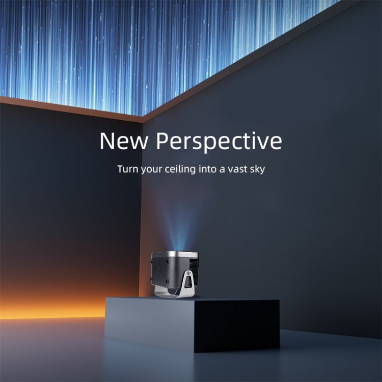 A003 150 Lumens 1280x720P 360 Degree Rotating LED Mini Android Projector, Specification:UK Plug - LED Projector by PMC TechLife | Online Shopping South Africa | PMC TechLife | Buy Now Pay Later Mobicred