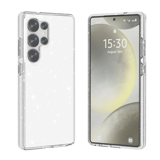 For Samsung Galaxy S25 Ultra 5G Shockproof Terminator Glitter Powder Phone Case(White) - Galaxy S25 Ultra 5G Cases by PMC Jewellery | Online Shopping South Africa | PMC Jewellery | Buy Now Pay Later Mobicred