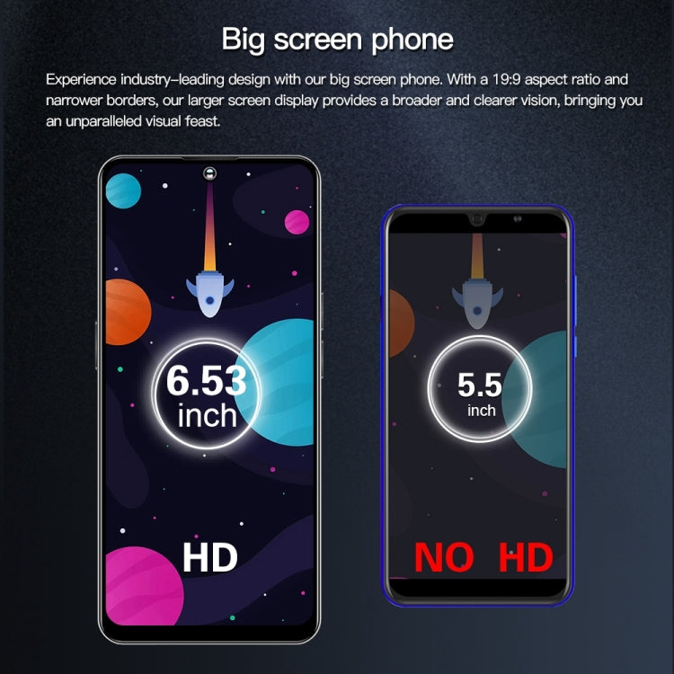 F15 Pro+ / U29, 3GB+32GB, 6.53 inch Screen, Face Identification, Android 8.1 MTK6737 Quad Core, Network: 4G, OTG, Dual SIM(Black) -  by PMC TechLife | Online Shopping South Africa | PMC TechLife