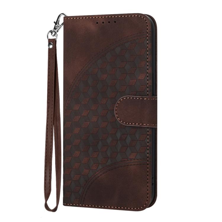 For iPhone 17 Air YX0060 Elephant Head Embossed Phone Leather Case with Lanyard(Coffee) - free shipping - PMc TechLife - Order now!