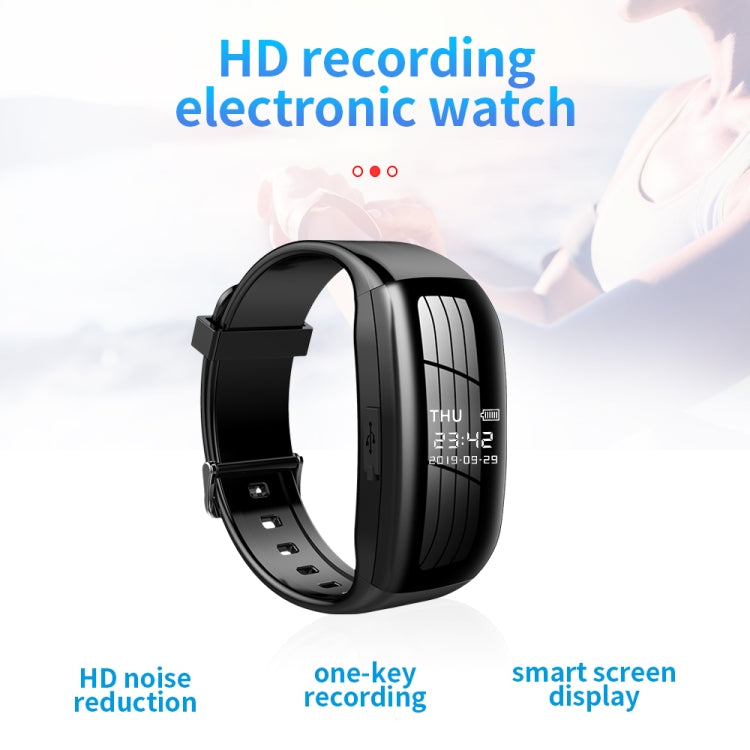 JNN D5 HD Noise Reduction Smart Recording Electronic Bracelet, Capacity:8GB - Recording Pen by JNN | Online Shopping South Africa | PMC Jewellery | Buy Now Pay Later Mobicred