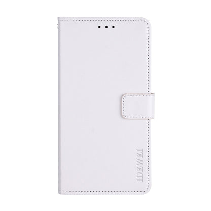 For Nothing Phone 2 idewei Crazy Horse Texture Leather Phone Case with Holder(White) - More Brand by idewei | Online Shopping South Africa | PMC Jewellery | Buy Now Pay Later Mobicred