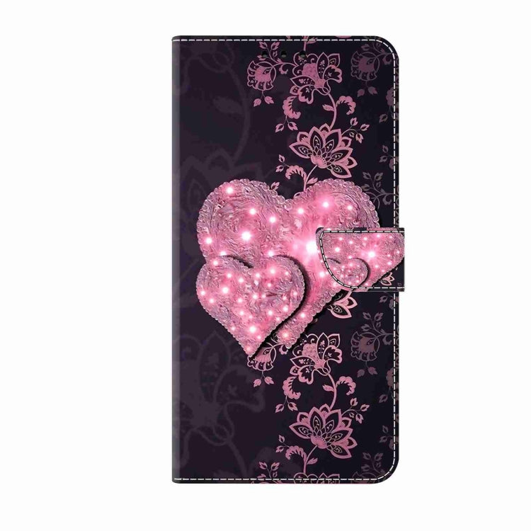 For Honor Magic5 Pro Crystal 3D Shockproof Protective Leather Phone Case(Lace Love) - Honor Cases by PMC TechLife | Online Shopping South Africa | PMC TechLife | Buy Now Pay Later Mobicred