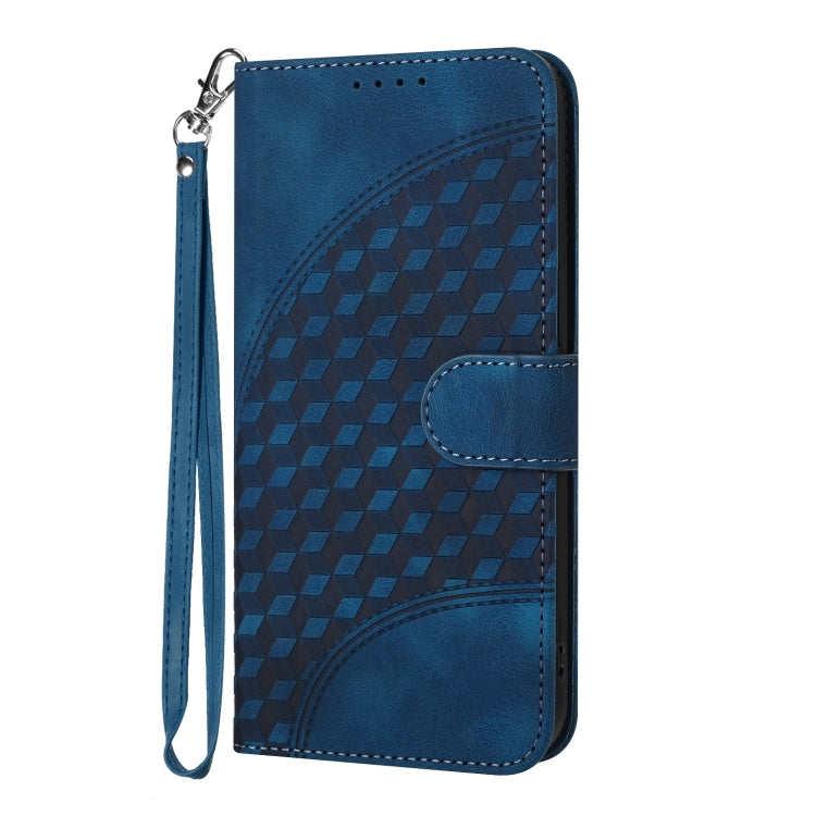 For Google Pixel 9 Pro YX0060 Elephant Head Embossed Phone Leather Case with Lanyard(Royal Blue) - Google Cases by PMC TechLife | Online Shopping South Africa | PMC TechLife | Buy Now Pay Later Mobicred