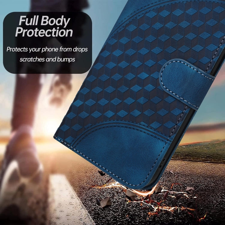 For Google Pixel 9 Pro YX0060 Elephant Head Embossed Phone Leather Case with Lanyard(Royal Blue) - Google Cases by PMC TechLife | Online Shopping South Africa | PMC TechLife | Buy Now Pay Later Mobicred