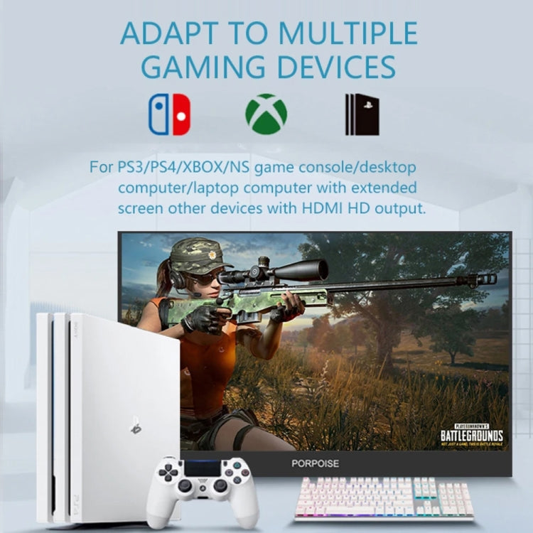 17.3 inch FHD 1920x1080P IPS Screen Portable Monitor(No Charger) - LCD Monitors by PMC TechLife | Online Shopping South Africa | PMC TechLife | Buy Now Pay Later Mobicred