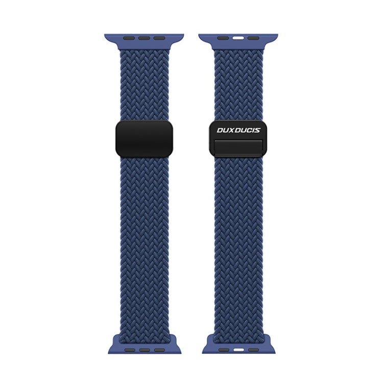 For Apple Watch Series 9 41mm DUX DUCIS Mixture Pro Series Magnetic Buckle Nylon Braid Watch Band(Rainbow) - Watch Bands by DUX DUCIS | Online Shopping South Africa | PMC Jewellery | Buy Now Pay Later Mobicred