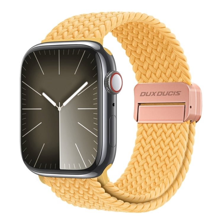 For Apple Watch Series 8 41mm DUX DUCIS Mixture Pro Series Magnetic Buckle Nylon Braid Watch Band(Sunny Color) - Watch Bands by DUX DUCIS | Online Shopping South Africa | PMC Jewellery | Buy Now Pay Later Mobicred