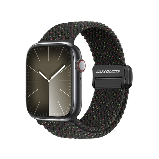 For Apple Watch Series 5 40mm DUX DUCIS Mixture Pro Series Magnetic Buckle Nylon Braid Watch Band(Black Unity) - Watch Bands by DUX DUCIS | Online Shopping South Africa | PMC Jewellery | Buy Now Pay Later Mobicred