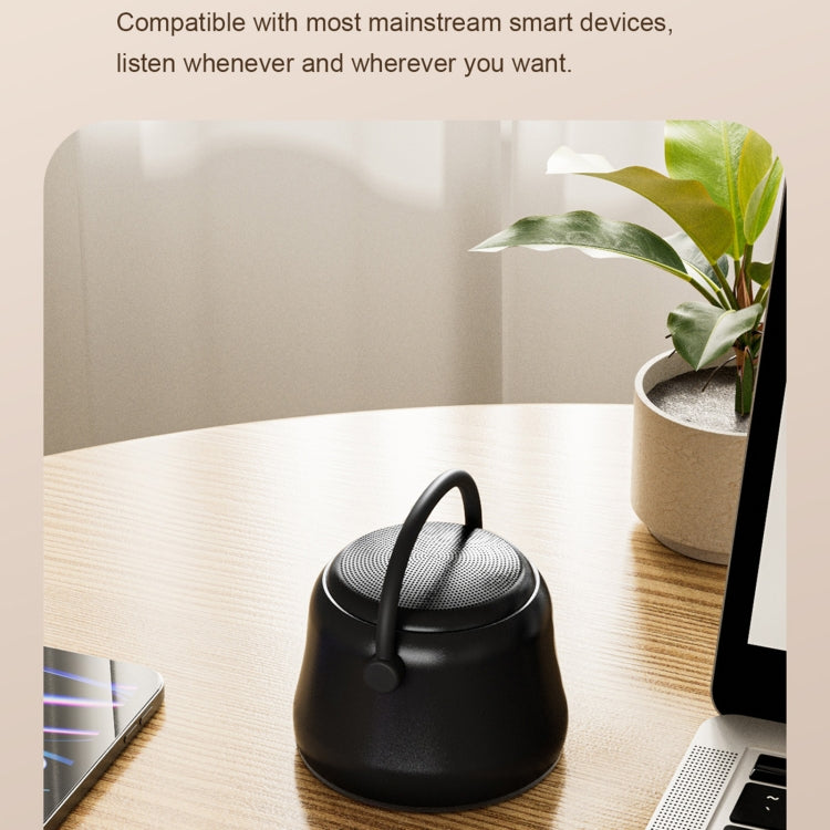 EWA A20 Mini Bluetooth Bass Radiator Metal Speaker(Black) - free shipping - PMC Jewellery - Order now!