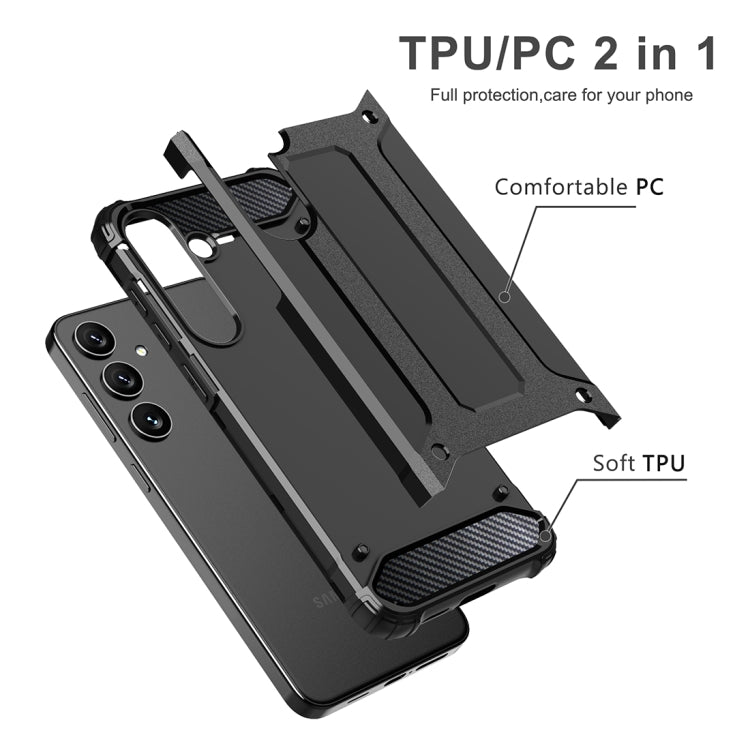 For Samsung Galaxy S24 5G Magic Armor TPU + PC Phone Case(Red) - Galaxy S24 5G Cases by PMC TechLife | Online Shopping South Africa | PMC TechLife