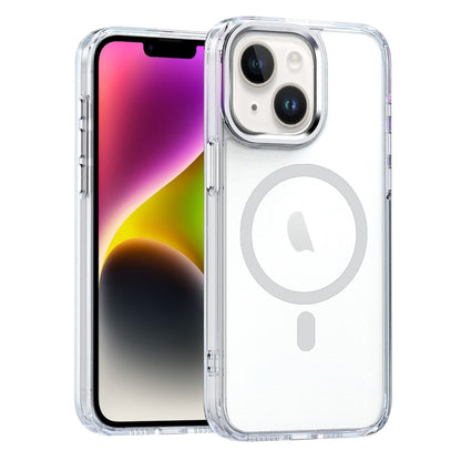 For iPhone 14 Plus MagSafe Magnetic Clear Phone Case(Transparent) - iPhone 14 Plus Cases by PMC Jewellery | Online Shopping South Africa | PMC Jewellery