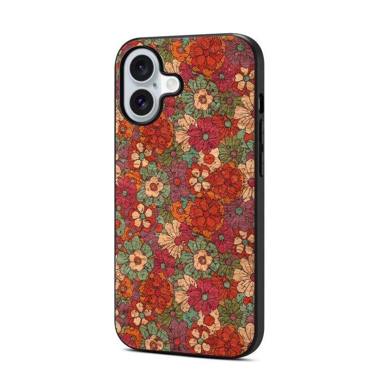 For iPhone 16 Plus Four Seasons Flower Language Series TPU Phone Case(Summer Red) - iPhone 16 Plus Cases by PMC Jewellery | Online Shopping South Africa | PMC Jewellery | Buy Now Pay Later Mobicred