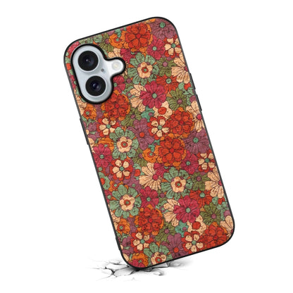 For iPhone 16 Plus Four Seasons Flower Language Series TPU Phone Case(Summer Red) - iPhone 16 Plus Cases by PMC Jewellery | Online Shopping South Africa | PMC Jewellery | Buy Now Pay Later Mobicred