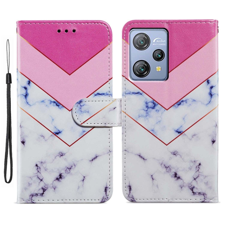 For Blackview A53 Pro Painted Pattern Horizontal Flip Leather Phone Case(Smoke Marble) - More Brand by PMC TechLife | Online Shopping South Africa | PMC TechLife | Buy Now Pay Later Mobicred