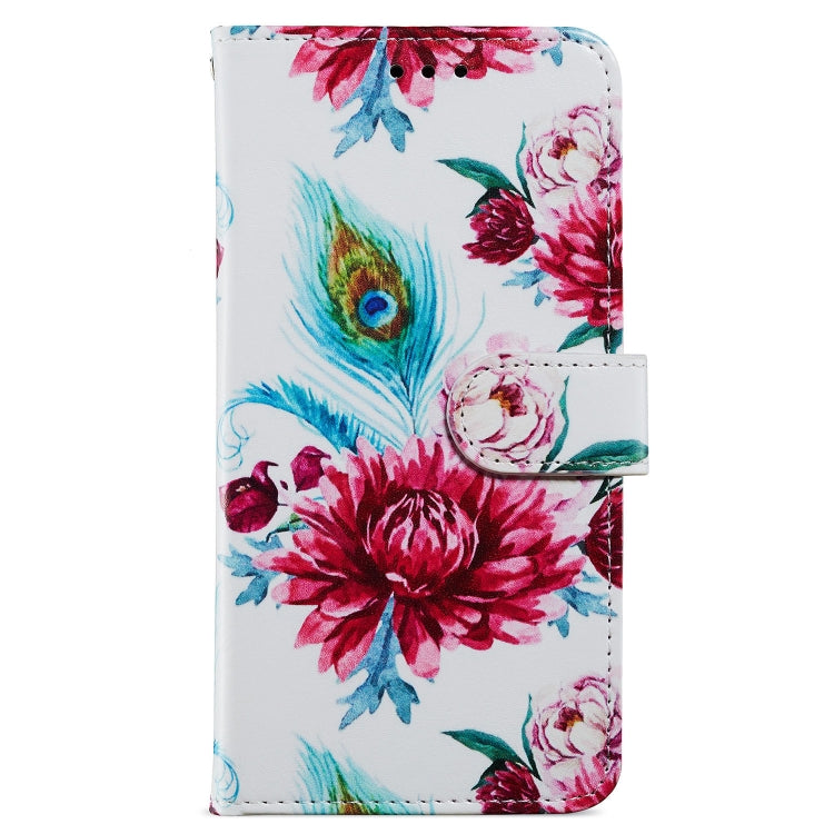 For Blackview A55 Pro Painted Pattern Horizontal Flip Leather Phone Case(Peacock Flower) - More Brand by PMC Jewellery | Online Shopping South Africa | PMC Jewellery | Buy Now Pay Later Mobicred