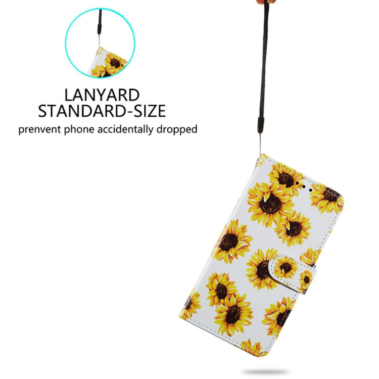 For Ulefone Note 14 Painted Pattern Horizontal Flip Leather Phone Case(Sunflower) - Ulefone Cases by PMC Jewellery | Online Shopping South Africa | PMC Jewellery | Buy Now Pay Later Mobicred