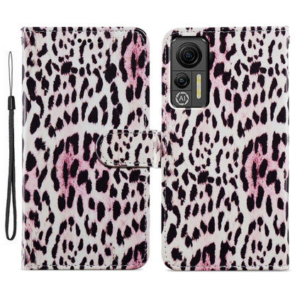 For Ulefone Note 14 Painted Pattern Horizontal Flip Leather Phone Case(Leopard) - Ulefone Cases by PMC Jewellery | Online Shopping South Africa | PMC Jewellery | Buy Now Pay Later Mobicred