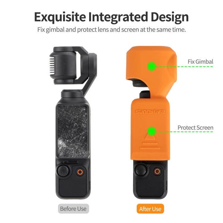 For DJI Osmo Pocket 3 Sunnylife OP3-BHT746 Silicone Protective Case(Red) - free shipping - PMC TechLife - Order now!