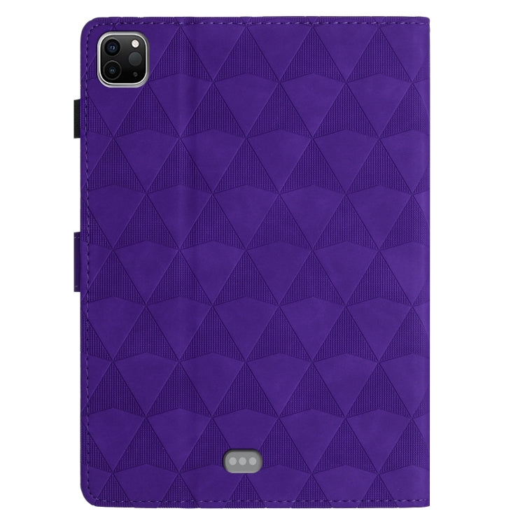 For iPad Pro 11 2024 Diamond Texture Embossed Leather Smart Tablet Case(Purple) - iPad Pro 11 2024 Cases by PMC Jewellery | Online Shopping South Africa | PMC Jewellery | Buy Now Pay Later Mobicred