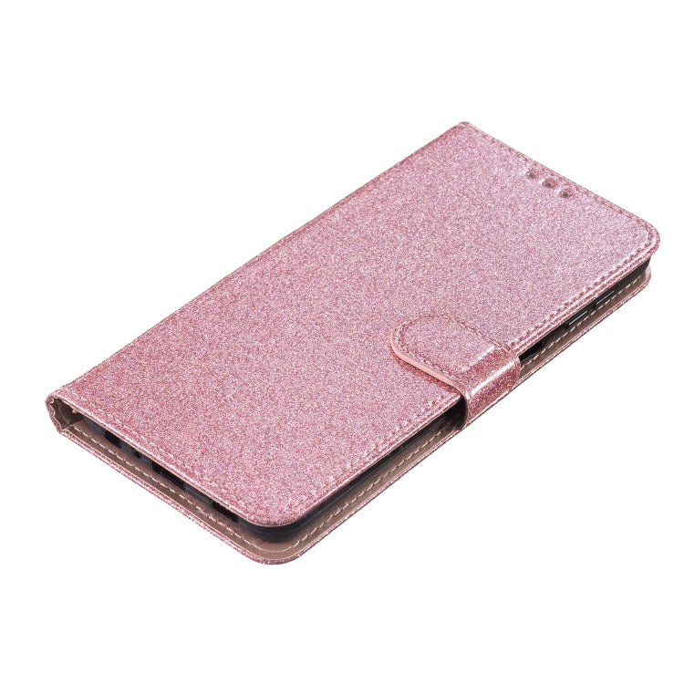 For Blackview A53 Pro Glitter Powder Flip Leather Phone Case(Rose Gold) - More Brand by PMC TechLife | Online Shopping South Africa | PMC TechLife | Buy Now Pay Later Mobicred