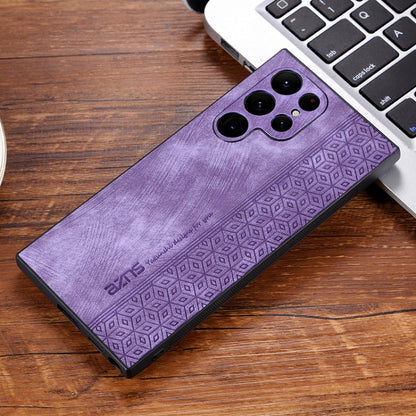 For Samsung Galaxy S24 Ultra 5G AZNS 3D Embossed Skin Feel Phone Case(Purple) - Galaxy S24 Ultra 5G Cases by AZNS | Online Shopping South Africa | PMC Jewellery | Buy Now Pay Later Mobicred