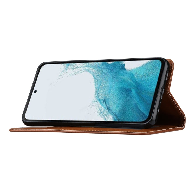 For Samsung Galaxy S25 5G Knead Skin Texture Flip Leather Phone Case(Red) - Galaxy S25 5G Cases by PMC Jewellery | Online Shopping South Africa | PMC Jewellery | Buy Now Pay Later Mobicred