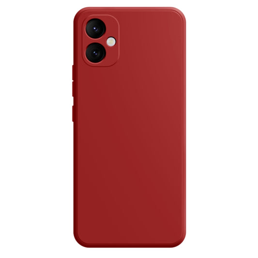 For Samsung Galaxy A05 Imitation Liquid Silicone Phone Case(Dark Red) - Galaxy Phone Cases by PMC Jewellery | Online Shopping South Africa | PMC Jewellery