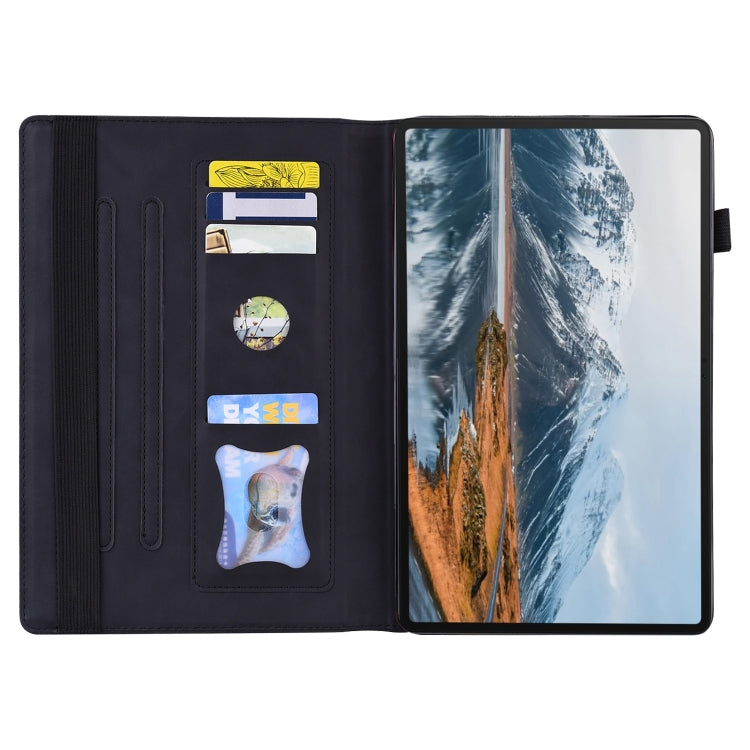 For Honor Pad X8a Splicing Shockproof Leather Tablet Case(Black) - Honor by PMC TechLife | Online Shopping South Africa | PMC TechLife | Buy Now Pay Later Mobicred