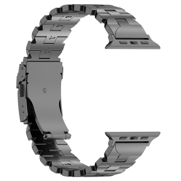 For Apple Watch SE 40mm Butterfly Type Titanium Steel Watch Band(Grey) - free shipping - PMC TechLife - Order now!