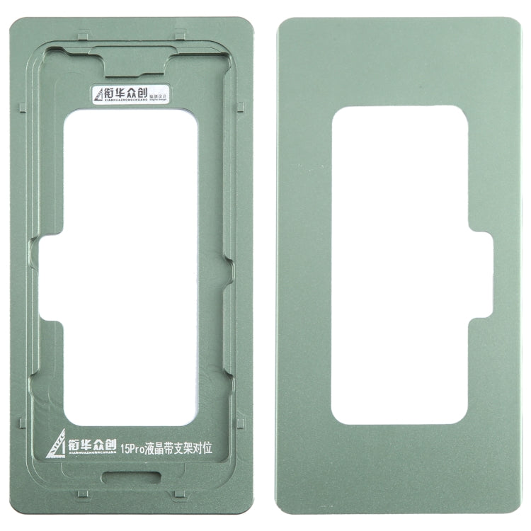 For iPhone 15 Pro LCD Screen With Frame Bezel Calibration Fixed Mold - free shipping - PMC TechLife - Order now!