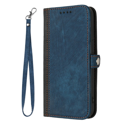 For Xiaomi Redmi K70 Side Buckle Double Fold Hand Strap Leather Phone Case(Royal Blue) - K70 Cases by PMC Jewellery | Online Shopping South Africa | PMC Jewellery | Buy Now Pay Later Mobicred