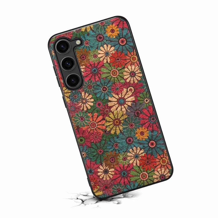 For Samsung Galaxy S24+ 5G Four Seasons Flower Language Series TPU Phone Case(Spring Green) - Galaxy S24+ 5G Cases by PMC Jewellery | Online Shopping South Africa | PMC Jewellery