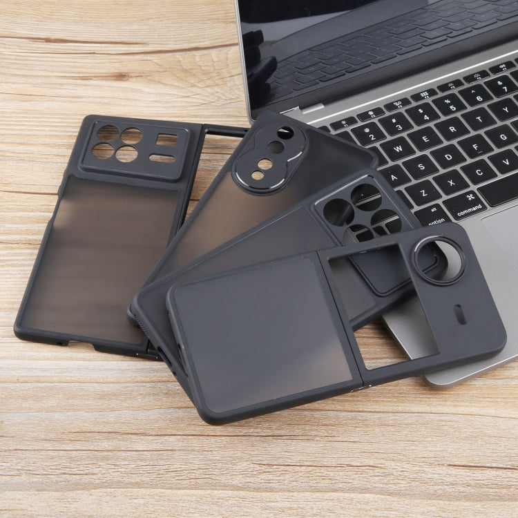 For Xiaomi Redmi Note 13 Pro Fine Pore Matte Black TPU + PC Phone Case - Note 13 Pro Cases by PMC TechLife | Online Shopping South Africa | PMC TechLife