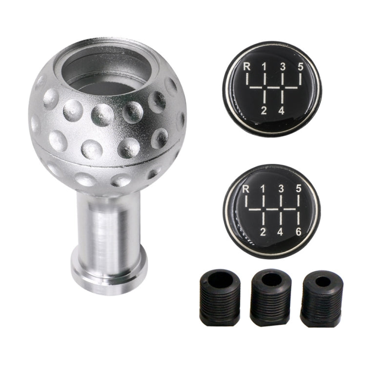 Car Modified Metal Gear Stick Shift Knob Universal Gear Head(Silver) - Shift Knob by PMC Jewellery | Online Shopping South Africa | PMC Jewellery | Buy Now Pay Later Mobicred