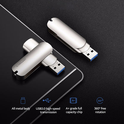 Teclast Leishen Plus Series USB3.0 Twister Flash Drive, Memory:64GB(Silver) - USB Flash Drives by TECLAST | Online Shopping South Africa | PMC Jewellery | Buy Now Pay Later Mobicred