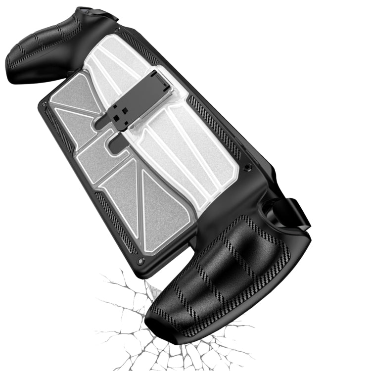 For Sony PlayStation Portal  TPU + PC Game Console Protective Case with Holder(White) - Cases by PMC TechLife | Online Shopping South Africa | PMC TechLife