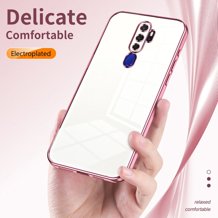 For OPPO A11x / A9 2020 Transparent Plating Fine Hole Phone Case(Silver) - free shipping - PMC TechLife - Order now!