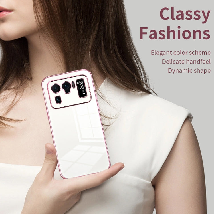 For Xiaomi Mi 11 Ultra Transparent Plating Fine Hole Phone Case(Gold) - Xiaomi Cases by PMC TechLife | Online Shopping South Africa | PMC TechLife