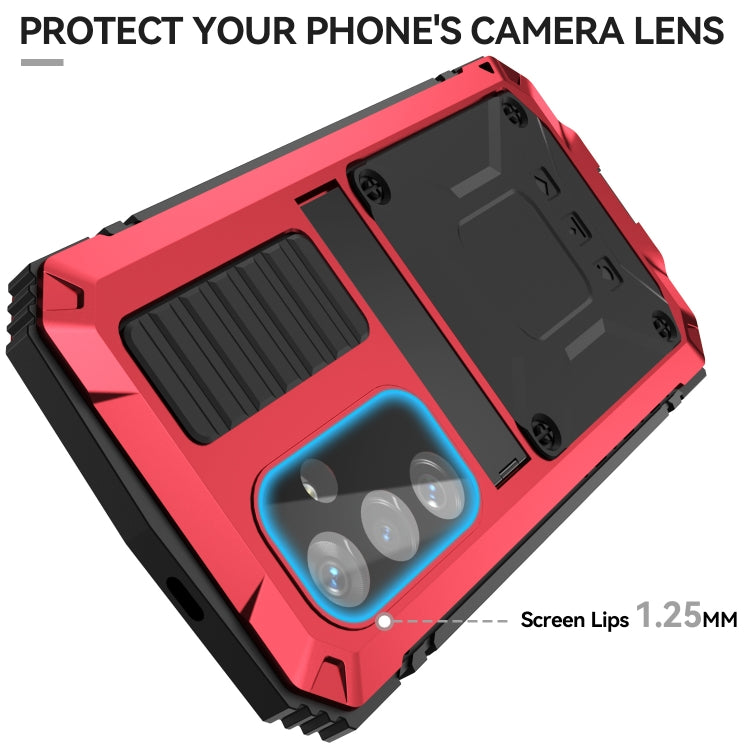 For Samsung Galaxy S24+ 5G R-JUST Life Waterproof Dustproof Shockproof Phone Case(Red) - Galaxy S24+ 5G Cases by R-JUST | Online Shopping South Africa | PMC TechLife | Buy Now Pay Later Mobicred