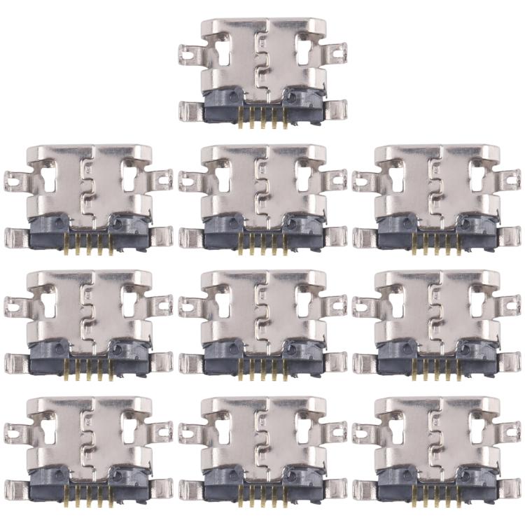For Infinix Hot 10s X689 10pcs Original Charging Port Connector - Single Tail Connector by PMc TechLife | Online Shopping South Africa | PMc TechLife | Buy Now Pay Later Mobicred