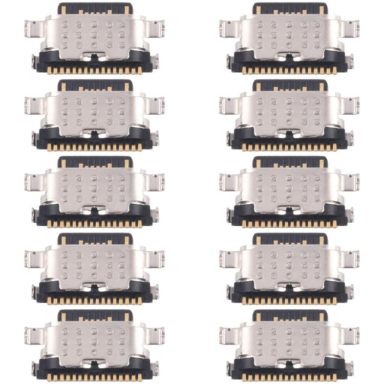 For Tecno Camon 30 Pro 10pcs Original Charging Port Connector - Single Tail Connector by PMc TechLife | Online Shopping South Africa | PMc TechLife | Buy Now Pay Later Mobicred