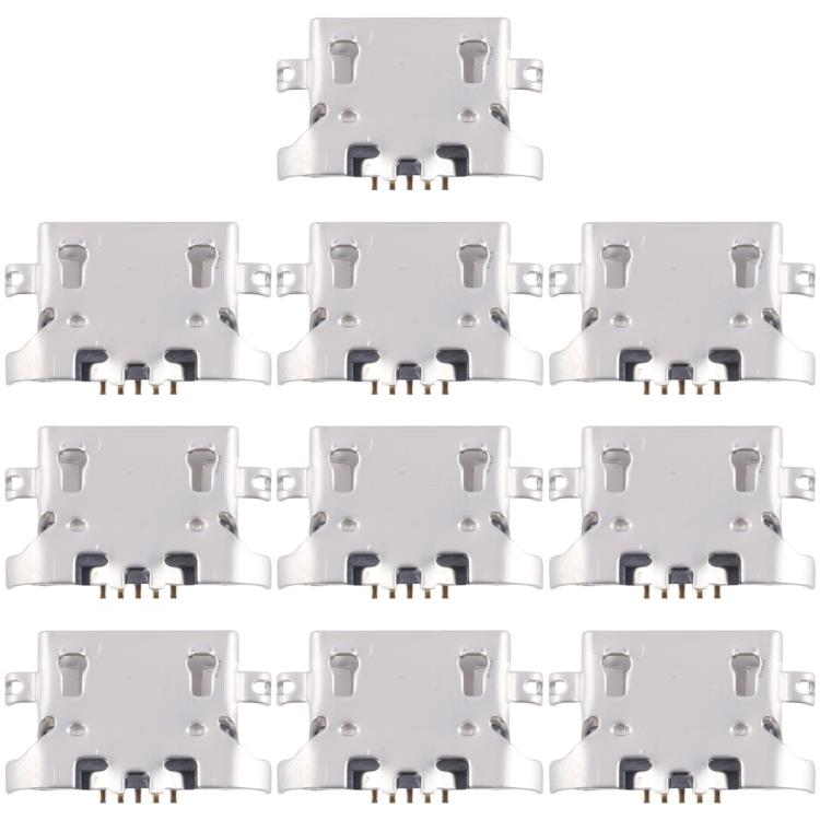 For Tecno Pop 7 BF6 10pcs Original Charging Port Connector - Single Tail Connector by PMc TechLife | Online Shopping South Africa | PMc TechLife | Buy Now Pay Later Mobicred