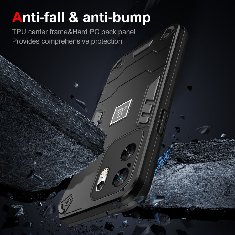 For Infinix Zero 30 4G 2 in 1 Shockproof Phone Case(Black) - Infinix Cases by PMC TechLife | Online Shopping South Africa | PMC TechLife | Buy Now Pay Later Mobicred