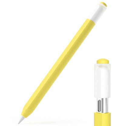 For Apple Pencil (USB-C) Jelly Silicone Stylus Pen Protective Cover(Yellow) - Pencil Accessories by PMC Jewellery | Online Shopping South Africa | PMC Jewellery | Buy Now Pay Later Mobicred