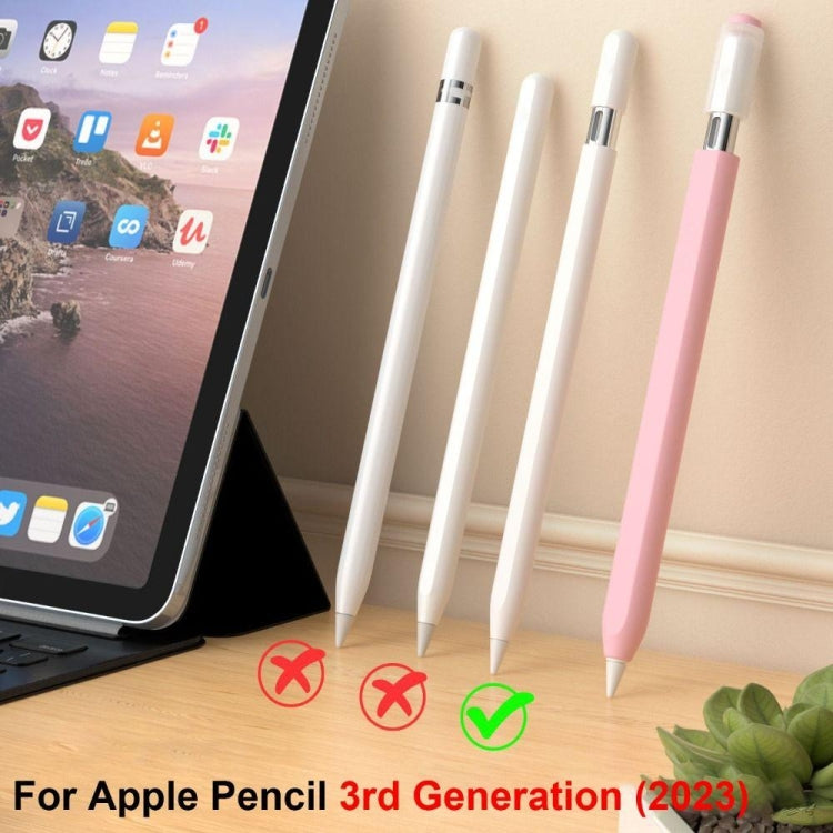 For Apple Pencil (USB-C) Jelly Silicone Stylus Pen Protective Cover(Black) - Pencil Accessories by PMC Jewellery | Online Shopping South Africa | PMC Jewellery | Buy Now Pay Later Mobicred