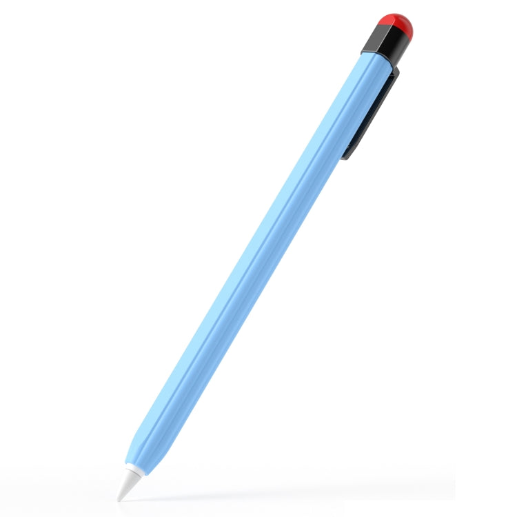 For Apple Pencil 2 Pen Clip Ultra Thin Series Stylus Pen Protective Case(Sky Blue) - Pencil Accessories by PMC Jewellery | Online Shopping South Africa | PMC Jewellery | Buy Now Pay Later Mobicred